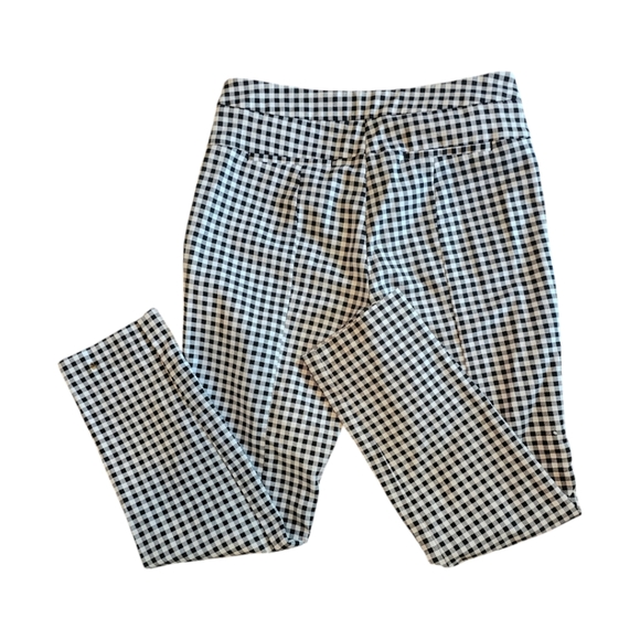 Adrianna Papell Black and White Checkered Women's Pants Size 6 - Picture 3 of 4